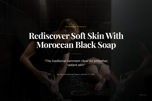 Jar of Argan'It Organic Moroccan Black Soap with Neroli used for hammam exfoliation