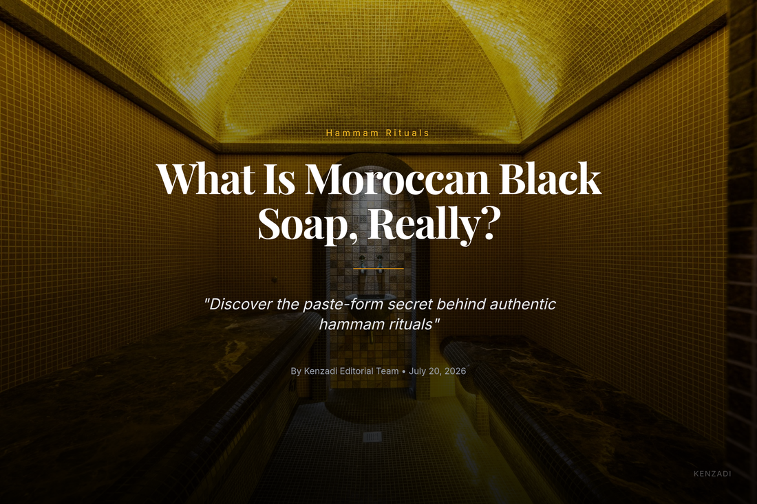 Jar of Argan'It Organic Moroccan Black Soap with Argan Oil and Lavender paste texture
