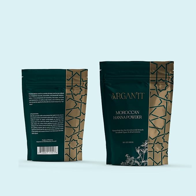 Pure Premium Moroccan Henna Powder 3.5oz