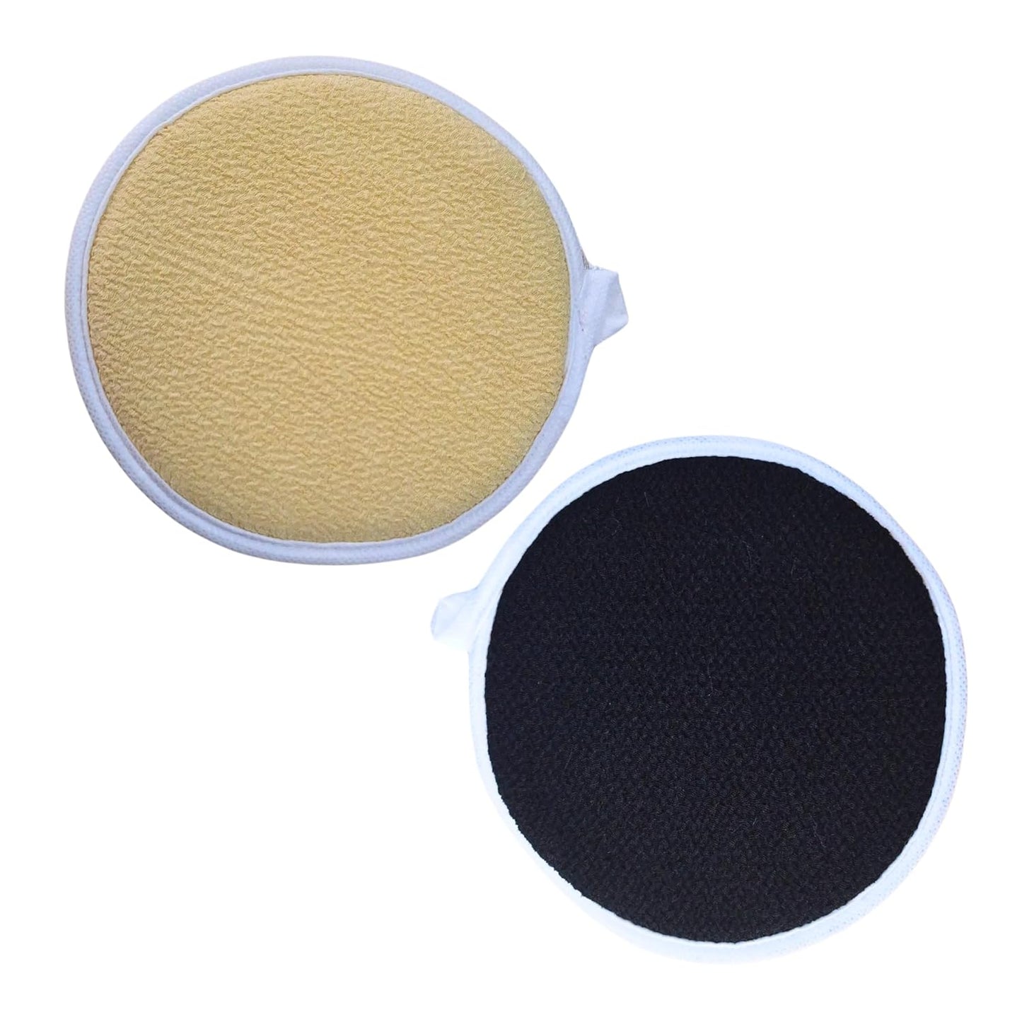 Moroccan Kessa Exfoliating Face Glove Set of 2 - Traditional Deep Cleansing for Skin Exfoliation & Dead Skin Removal (Garnet, Light Green, Beige, Black)