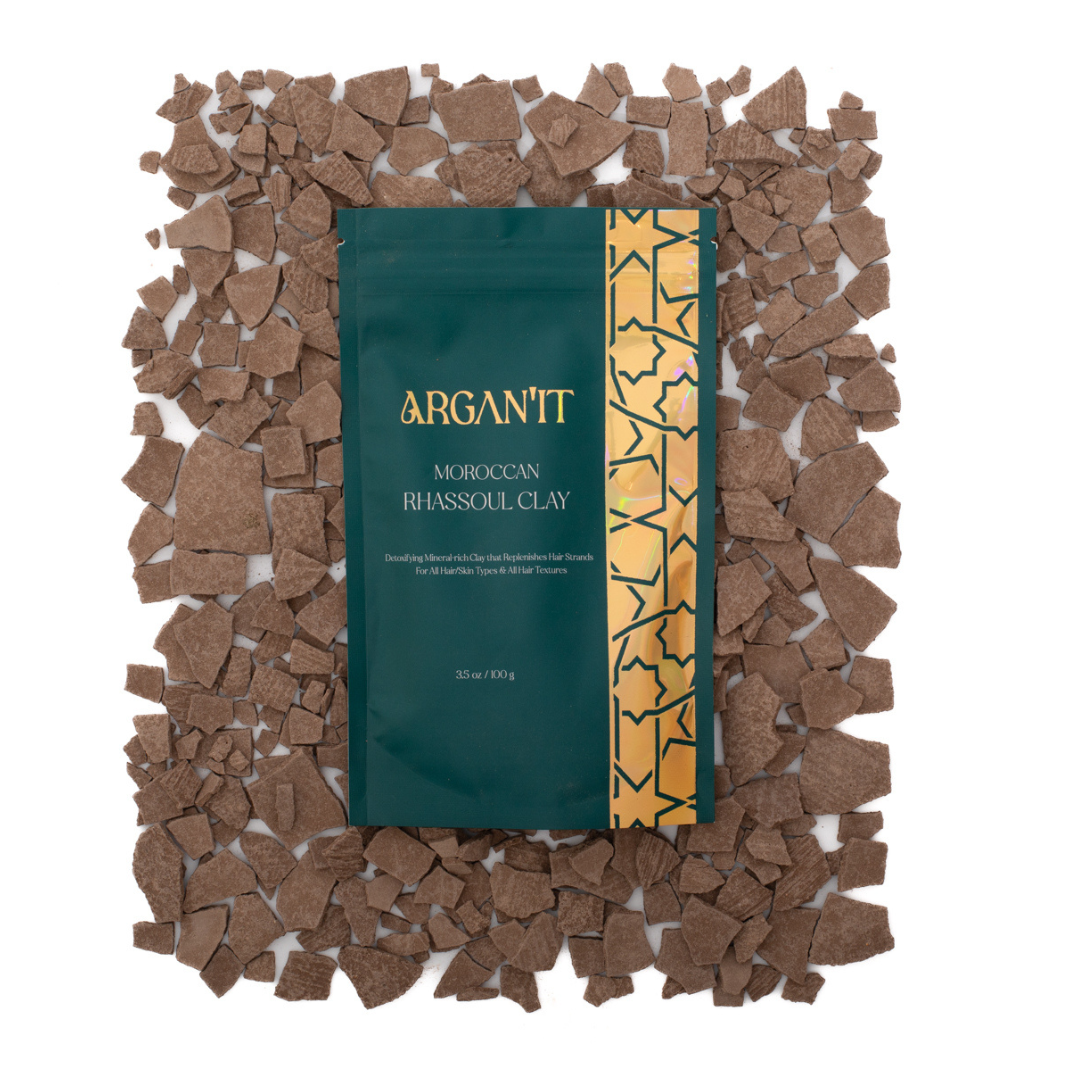 Moroccan Red Rhassoul Clay - Skin care mask by Argan'it