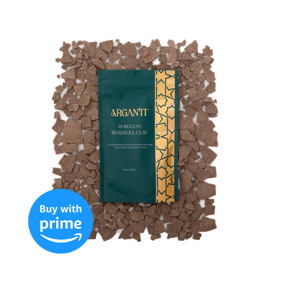 Moroccan Red Rhassoul Clay - Skin care mask by Argan'it
